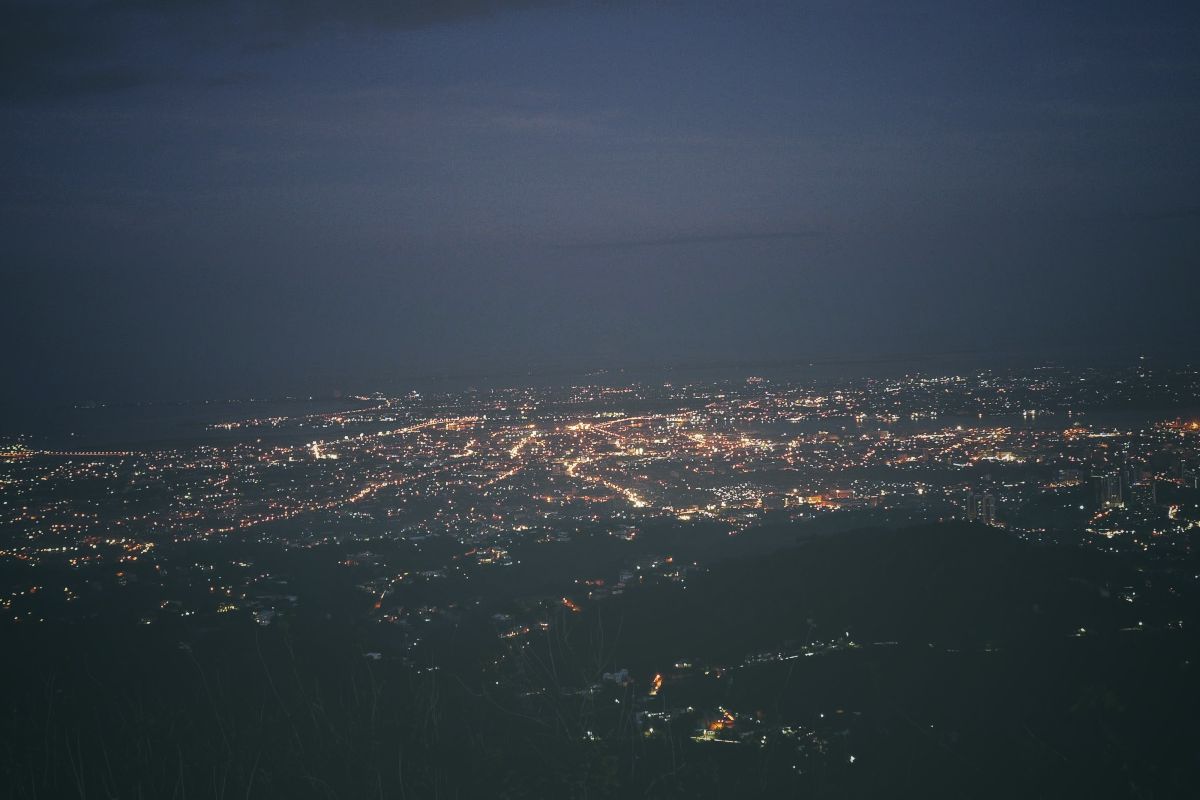 Cebu City night skyline